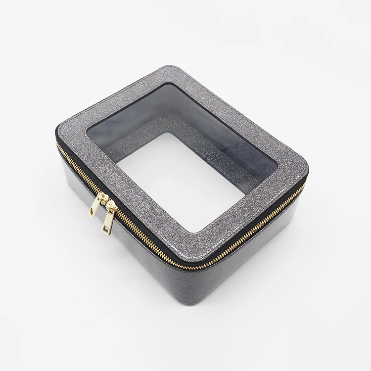 Custom Makeup Cosmetic Bag Travel Fashion Pu Clear TPU Private Label Waterproof PU Leather Toilet Bag, Customized
Custom Makeup Cosmetic Bag Travel Fashion Pu Clear TPU Private Label Waterproof PU Leather Toilet Bag, Customized