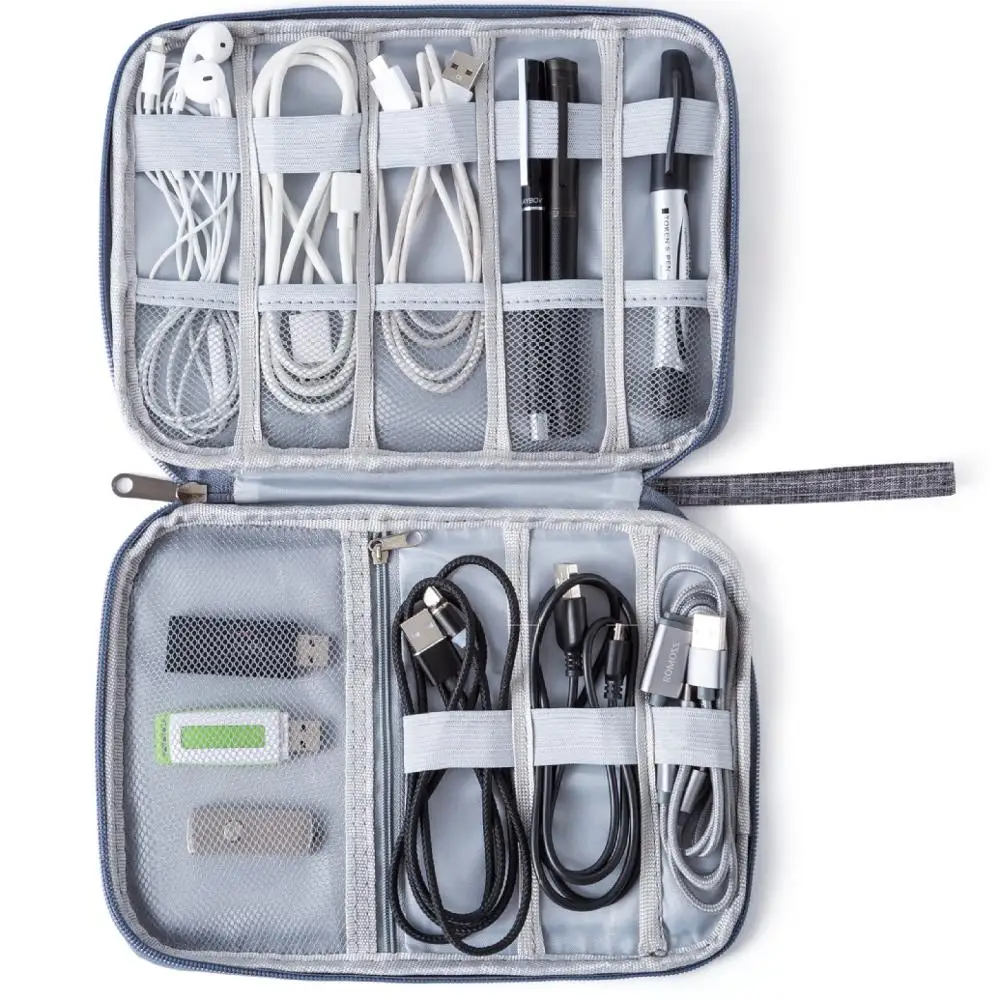 BSCI Factory portable usb cable organizer multi function tote waterproof phone charging cable digital storage bag
BSCI Factory portable usb cable organizer multi function tote waterproof phone charging cable digital storage bag