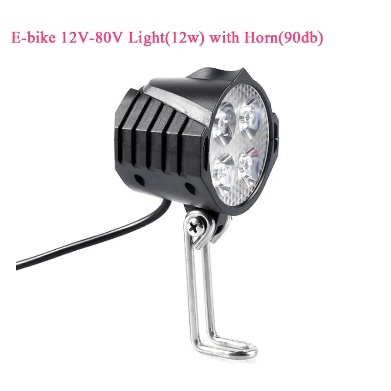 Ebike E-Bike Electric Scooter Light 12V-72V Electric Bicycle Light with Horn Waterproof Headlight Horn Set for m365
Ebike E-Bike Electric Scooter Light 12V-72V Electric Bicycle Light with Horn Waterproof Headlight Horn Set for m365