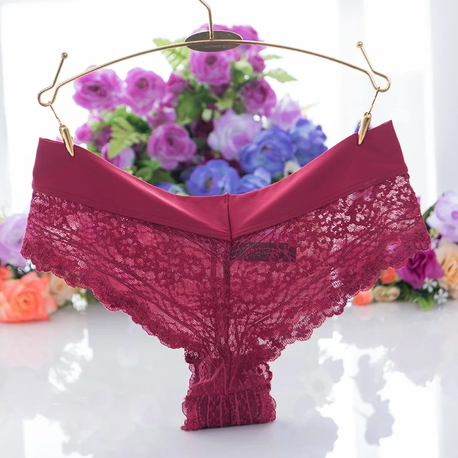 New Lace Seamless Underwear Female Middle Waist Comfortable Cotton File Sexy Breathable Hollow Ladies Briefs Thong, Request
New Lace Seamless Underwear Female Middle Waist Comfortable Cotton File Sexy Breathable Hollow Ladies Briefs Thong, Request
