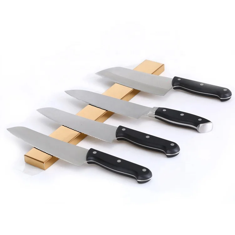 2019 New Gold 16 inch Stainless Steel Magnetic Knife Holder for Knives Kitchen, Rose gold
2019 New Gold 16 inch Stainless Steel Magnetic Knife Holder for Knives Kitchen, Rose gold