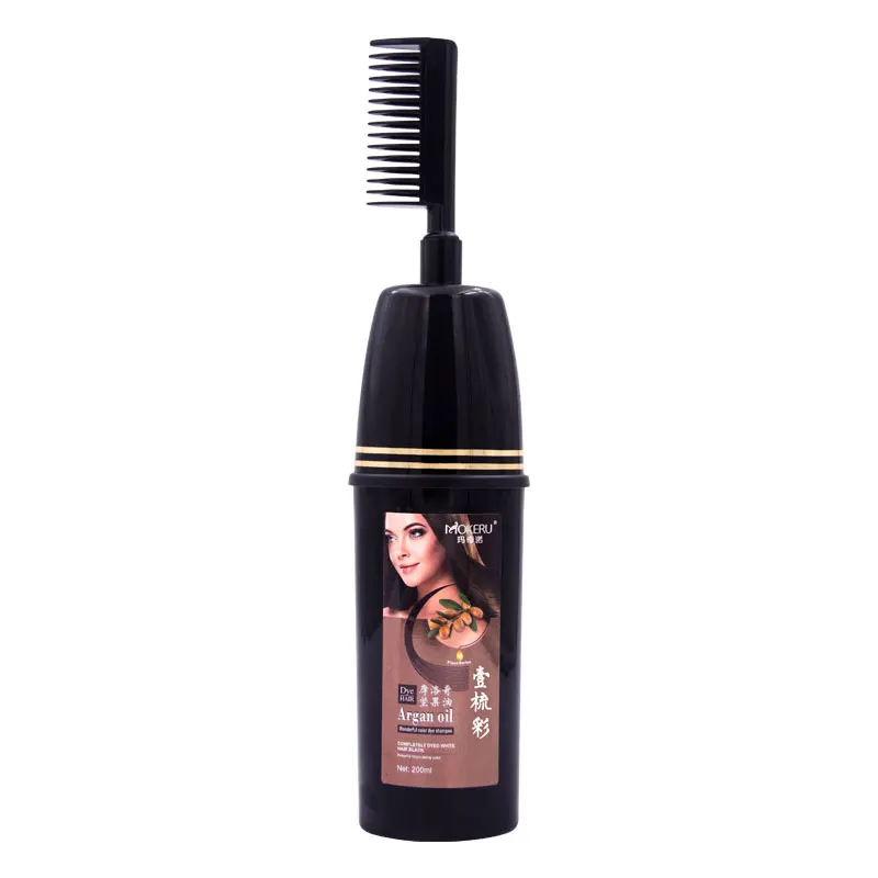 Mokeru 250ml Comb Hair Dye Blackening Hair Shampoo 100% Cover Black Hair Magic 5 Minutes Color Dye Shampoo
Mokeru 250ml Comb Hair Dye Blackening Hair Shampoo 100% Cover Black Hair Magic 5 Minutes Color Dye Shampoo