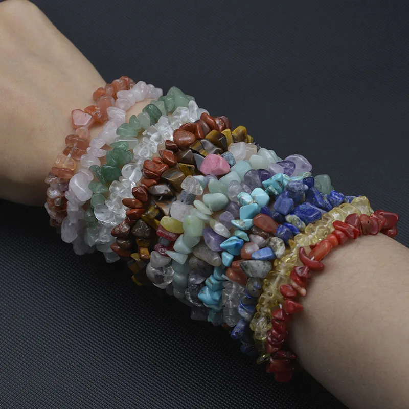 7 chakra macadam natural stone bracelet irregular stone beads bracelets for women mens jewelry, 13 colors
7 chakra macadam natural stone bracelet irregular stone beads bracelets for women mens jewelry, 13 colors