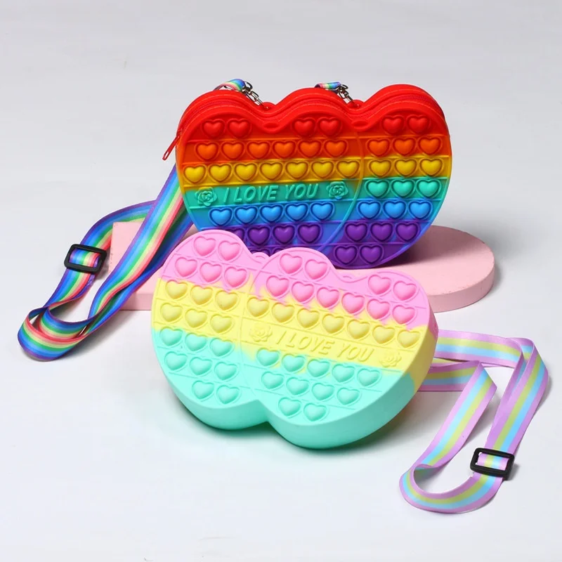 Custom Printed Logo New Bubble Sensory Silicone Waterproof Zipper Wallet Rainbow Silicone Coin Purse For Kids, Picture
Custom Printed Logo New Bubble Sensory Silicone Waterproof Zipper Wallet Rainbow Silicone Coin Purse For Kids, Picture