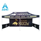 10x20ft Easy Pop Up Tent with custom logo print