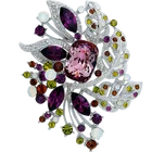 Fashion Rhinestone Brooch Wedding Garment crystal brooch Pin women Accessories Brooches