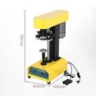 Semi-Automatic Tin Can Plastic Bag Vacuum Heat Sealing Small Food Canning Cap Sealing Machine