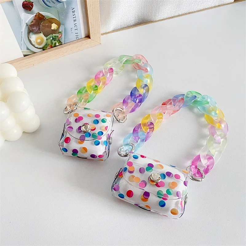 Girly Cute Clear Candy Color Design Case with Bracelet Protective Cover Case for Airpods 1 2 Pro
Girly Cute Clear Candy Color Design Case with Bracelet Protective Cover Case for Airpods 1 2 Pro