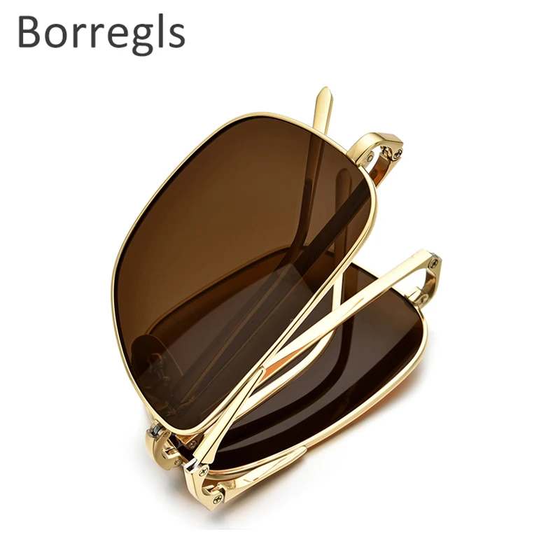 Borregls Pure Titanium Polarized Sunglasses Men Folding Square Sun Glasses for Men 2019 New High Quality Male Shades 1839
Borregls Pure Titanium Polarized Sunglasses Men Folding Square Sun Glasses for Men 2019 New High Quality Male Shades 1839