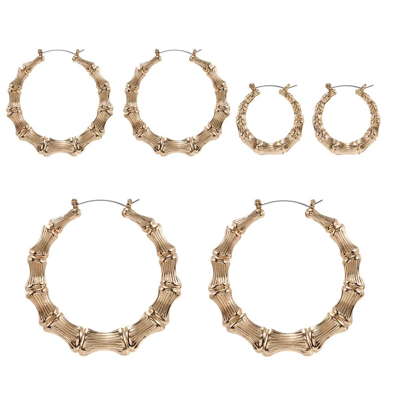 Hip Hop Punk European American Exaggerated Alloy Cc Earing Set Customize Korean Hoop Bamboo For Women 2021 Earrings, White
Hip Hop Punk European American Exaggerated Alloy Cc Earing Set Customize Korean Hoop Bamboo For Women 2021 Earrings, White