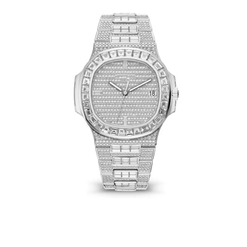Famous Brand Watch Luxury Brand Men Mechanical Watches Automatic Patek Men Wrist Nautilus Full Diamonds
Famous Brand Watch Luxury Brand Men Mechanical Watches Automatic Patek Men Wrist Nautilus Full Diamonds