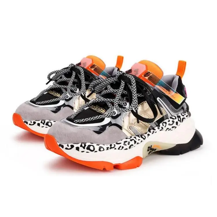 High Quality Genuine leather Sports Shoes Retro Chunky Sneakers for Women Thick Sole Casual Shoes Athletic Dad shoes, Bright color,colorful,make your color sport shoes
High Quality Genuine leather Sports Shoes Retro Chunky Sneakers for Women Thick Sole Casual Shoes Athletic Dad shoes, Bright color,colorful,make your color sport shoes