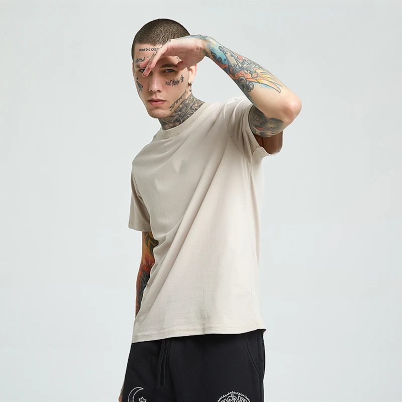 Manufacturer Wholesale 100% Cotton T-shirt Grey Solid Color Casual Wear O Neck Tee Mens T-shirts
Manufacturer Wholesale 100% Cotton T-shirt Grey Solid Color Casual Wear O Neck Tee Mens T-shirts