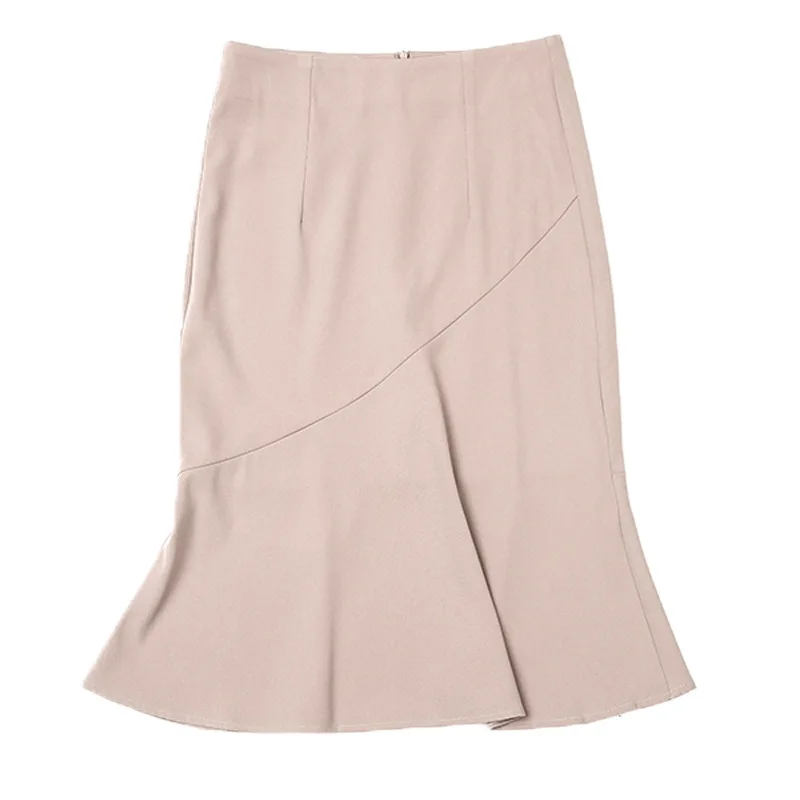 2020 New Arrivals fashion scollop medium length black high waist A-Line ladies women skirt
2020 New Arrivals fashion scollop medium length black high waist A-Line ladies women skirt