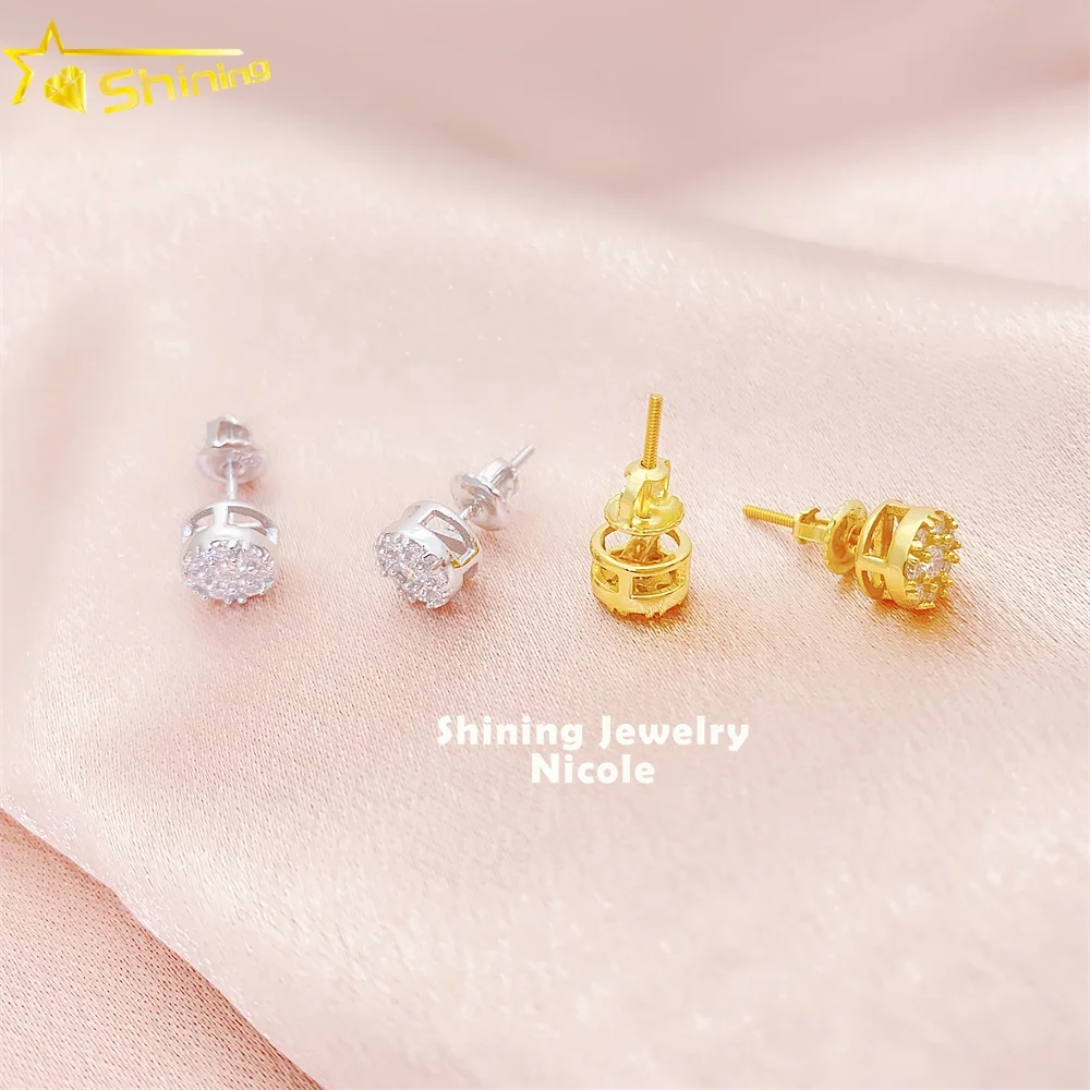 Fashion Jewelry Wholesale Price Hip Hop Iced Out Sterling Silver 925 Moissanite Stud Earrings
Fashion Jewelry Wholesale Price Hip Hop Iced Out Sterling Silver 925 Moissanite Stud Earrings