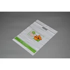 Chinese factory customized printed plastic bagsfour finger shopping carry bag