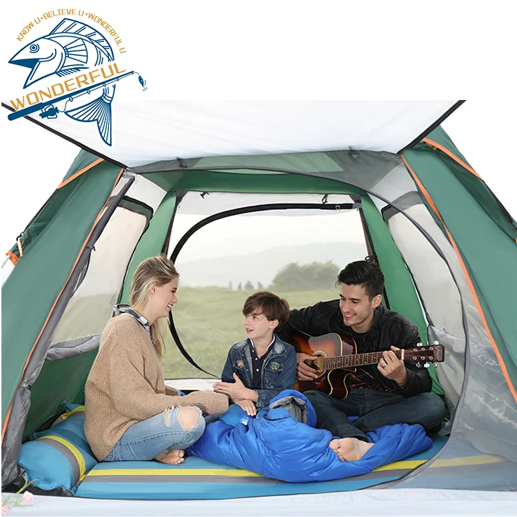 3 4 Person Hiking Travel Polyester Lightweight Folding Waterproof Automatic Pop Up Outdoor Camping Tent
3 4 Person Hiking Travel Polyester Lightweight Folding Waterproof Automatic Pop Up Outdoor Camping Tent