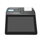 android Windows all in one touch screen POS cash register with printer