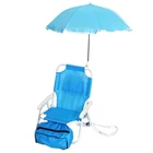 High Logo Print Quality aluminum canvas backrest portable ultralight sun Beach Chairs And Umbrellas