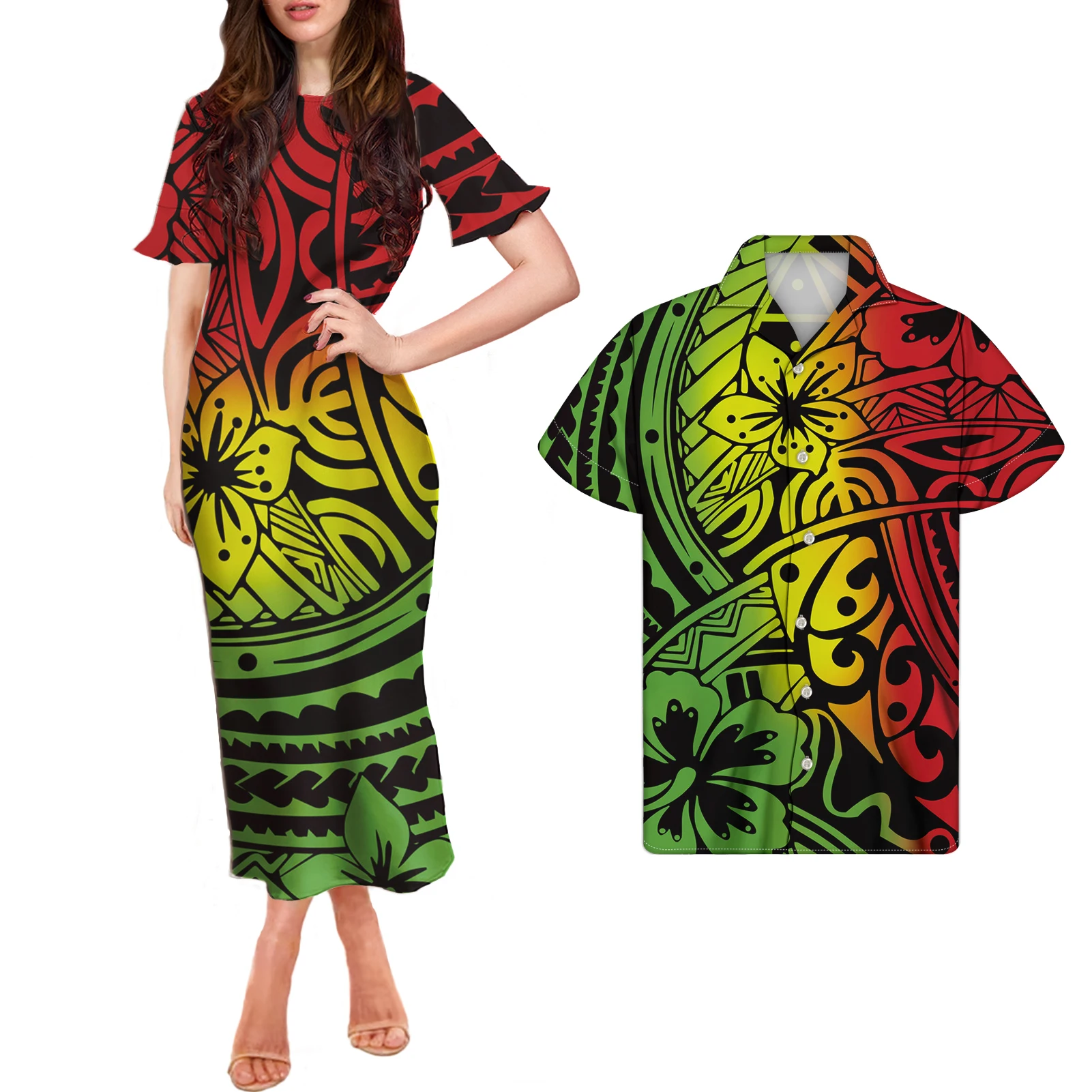 High Value Gradient Couple Matching Clothing 2021 Summer Popular Dresses New Arrivals Breathable 100% Polyester Casual Dresses, Customized color
High Value Gradient Couple Matching Clothing 2021 Summer Popular Dresses New Arrivals Breathable 100% Polyester Casual Dresses, Customized color