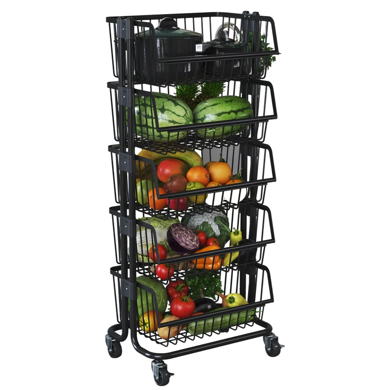 Wholesale Fruit Vegetable Produce Metal Storage Bin Metal Rolling Multifunction Utility trolly Carts for Kitchen livingroom
Wholesale Fruit Vegetable Produce Metal Storage Bin Metal Rolling Multifunction Utility trolly Carts for Kitchen livingroom