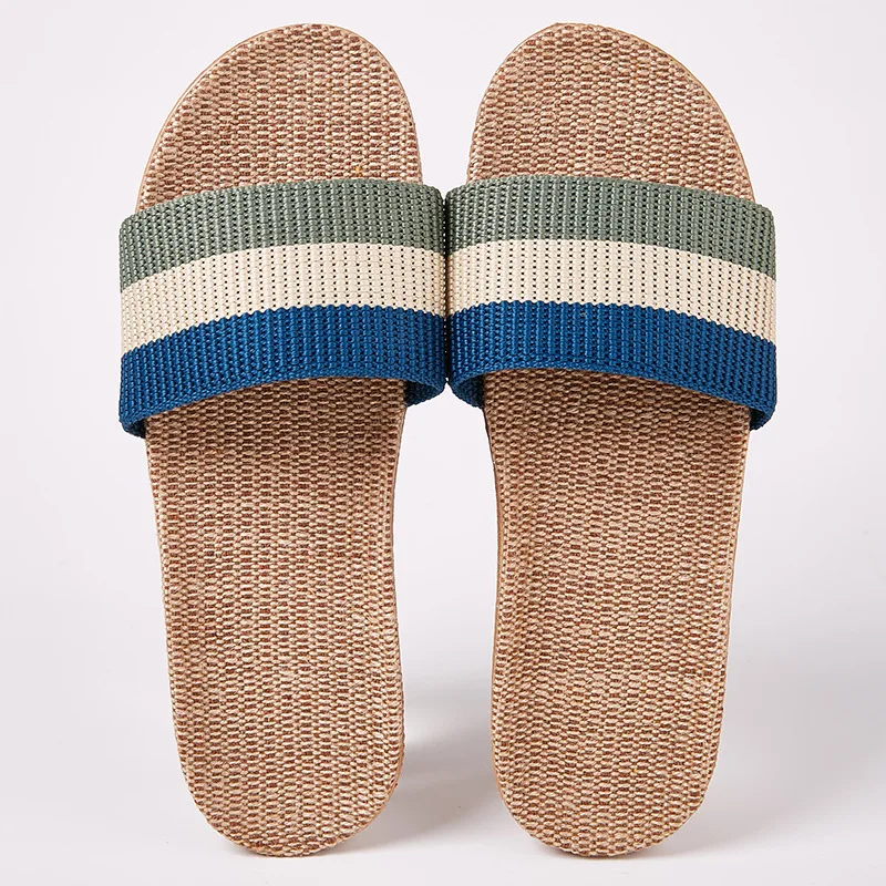 Hot Selling Women Slippers Summer Antislip Open-Toe Flax Slippers, Picture 
Hot Selling Women Slippers Summer Antislip Open-Toe Flax Slippers, Picture