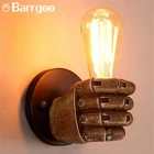 Vintage Retro Modern Resin Fist Shape Decorative Indoor LED Wall Light / modern wall sconce