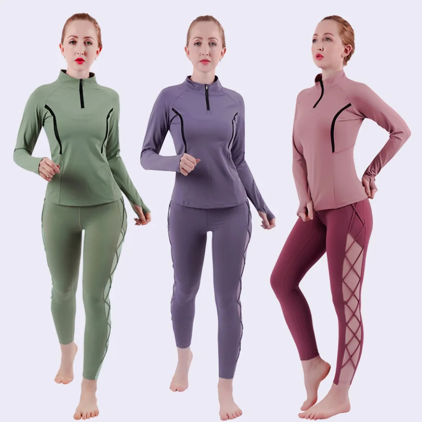 hot sale quick dry sweat wicking 2 piece long sleeve yoga long pants sets sportswear women
hot sale quick dry sweat wicking 2 piece long sleeve yoga long pants sets sportswear women