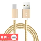 OEM Welcome Shenzhen Factor Cable Charger For iPhone 8Pin Braided Data Cord