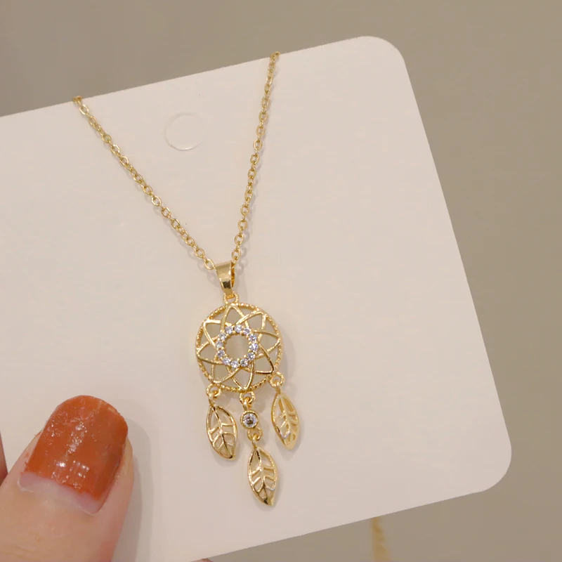 2021 New fashion Dream Catcher Series Jewelry Necklace Titanium Steel Chain Opal Pendant Necklace Collares For Women Gifts
2021 New fashion Dream Catcher Series Jewelry Necklace Titanium Steel Chain Opal Pendant Necklace Collares For Women Gifts