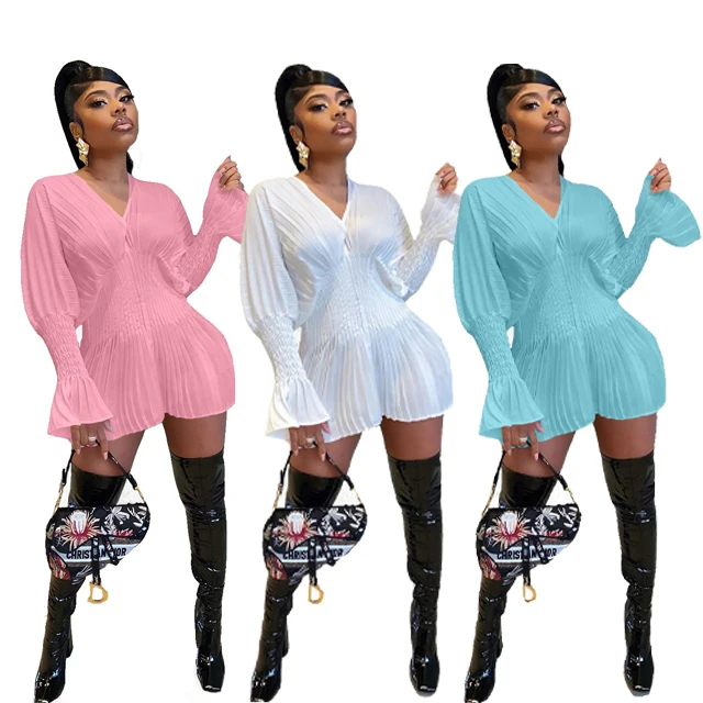 GX6086 2021 Bodycon Club Dress Sexy Pleated Long Sleeve Dresses Women Casual Ladies Wholesale Plus Size Summer Dresses, Picture
GX6086 2021 Bodycon Club Dress Sexy Pleated Long Sleeve Dresses Women Casual Ladies Wholesale Plus Size Summer Dresses, Picture