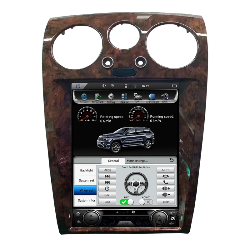 KiriNavi Vertical Screen 10.4" Android 6.0 car radio multimedia For Bentley Flying Spur Continental touch screen car stereo
KiriNavi Vertical Screen 10.4" Android 6.0 car radio multimedia For Bentley Flying Spur Continental touch screen car stereo