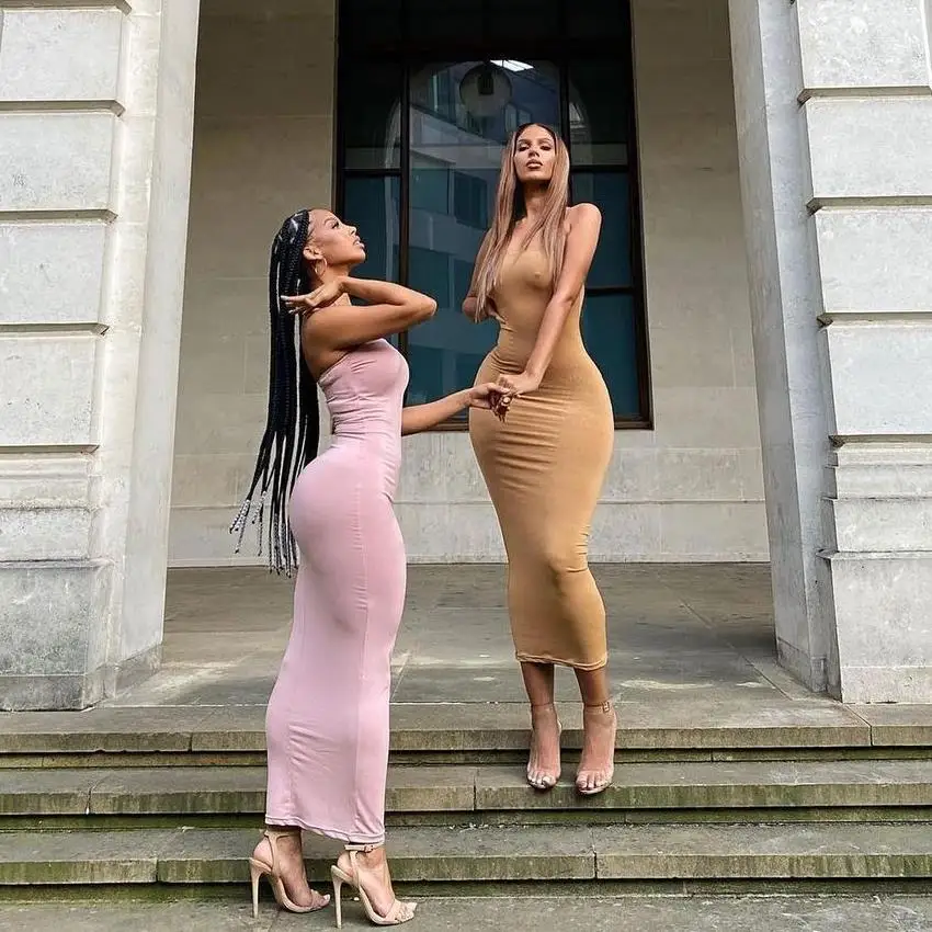 Wrap Chest Solid Summer Women's Maxi Dresses Bodycon Baddie Clothes Night Club Partywear Slim 2021 Fashion Dress Sexy
Wrap Chest Solid Summer Women's Maxi Dresses Bodycon Baddie Clothes Night Club Partywear Slim 2021 Fashion Dress Sexy