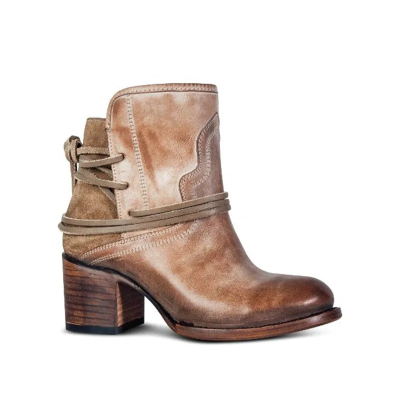 2020 Wholesale Monogrammed Casual Strap Ankle Boots Women Autumn Retro Leather Boots Fashion Flats Shoes, As picture
2020 Wholesale Monogrammed Casual Strap Ankle Boots Women Autumn Retro Leather Boots Fashion Flats Shoes, As picture