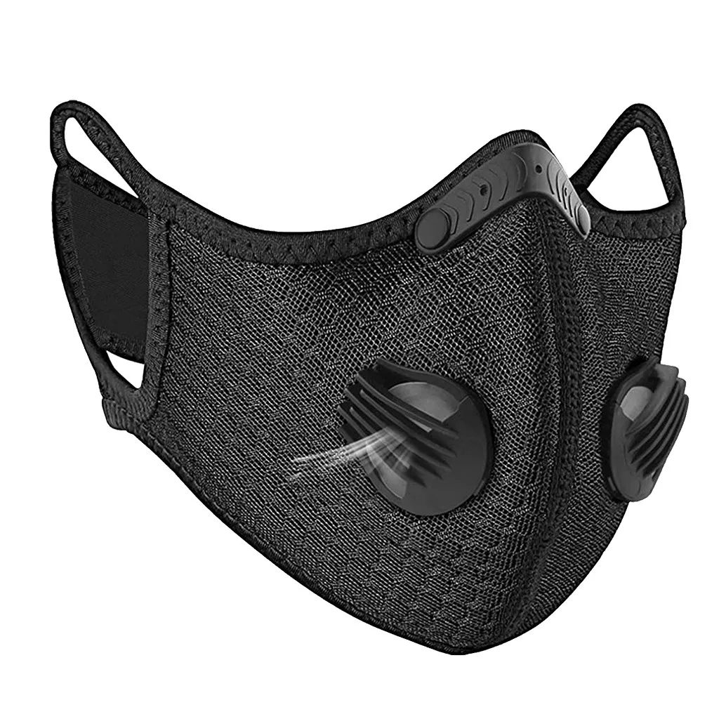 Carbon Filter Outdoor Sports Face Mask Breath Anti Pollution Mesh Dust-proof Sports Mask for Cycling Running, Black
Carbon Filter Outdoor Sports Face Mask Breath Anti Pollution Mesh Dust-proof Sports Mask for Cycling Running, Black