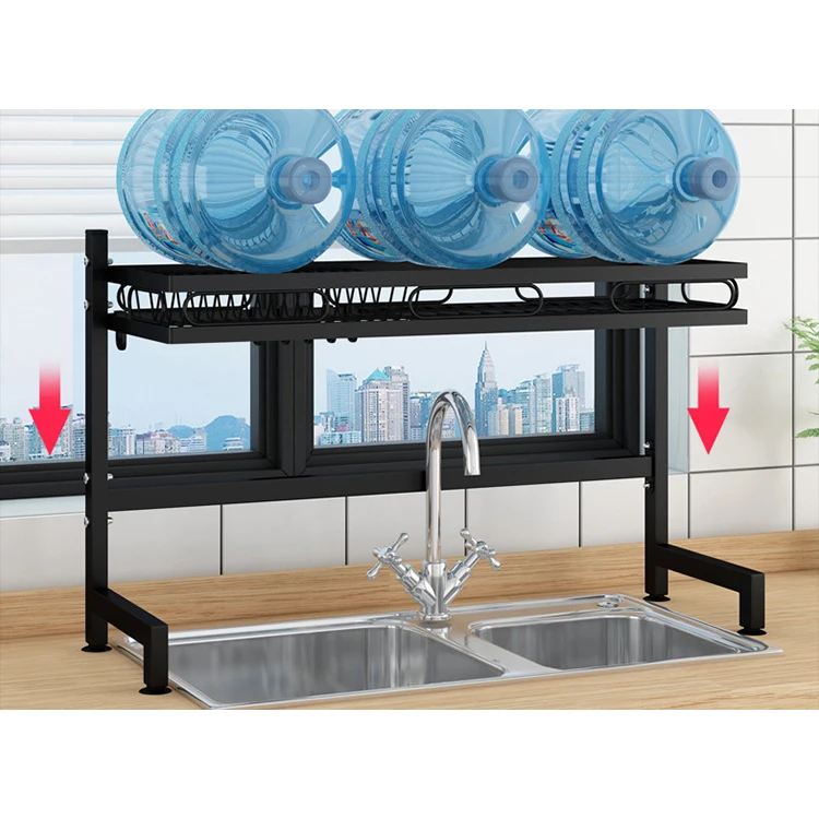 Kitchen Accessories Over The Sink Single Layer Dish Drainer Drying Plate Storage Rack Stainless Steel, Black
Kitchen Accessories Over The Sink Single Layer Dish Drainer Drying Plate Storage Rack Stainless Steel, Black