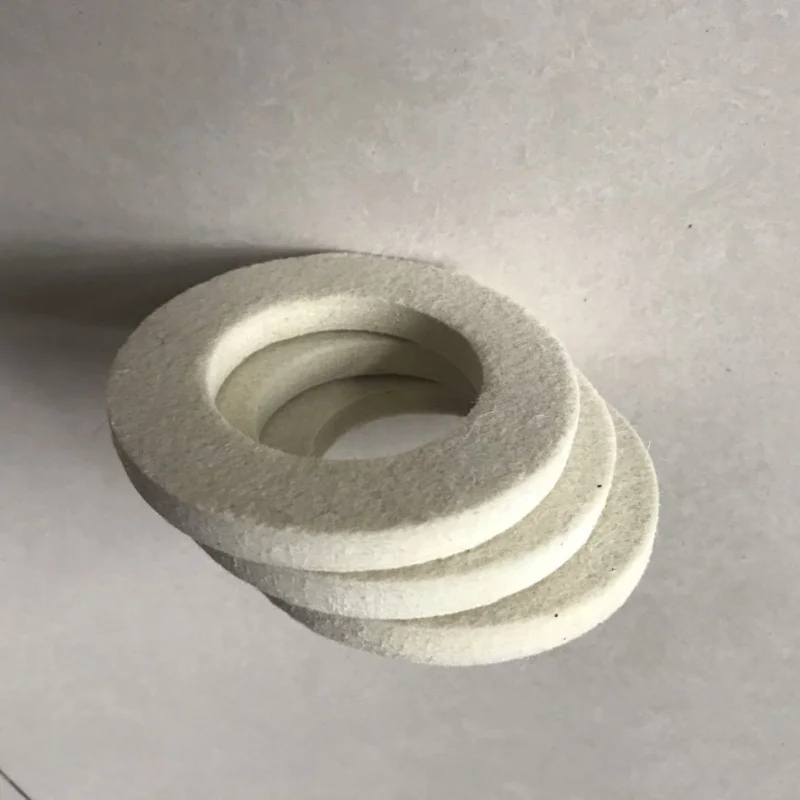 Recycled material wool felt oil seal gasket