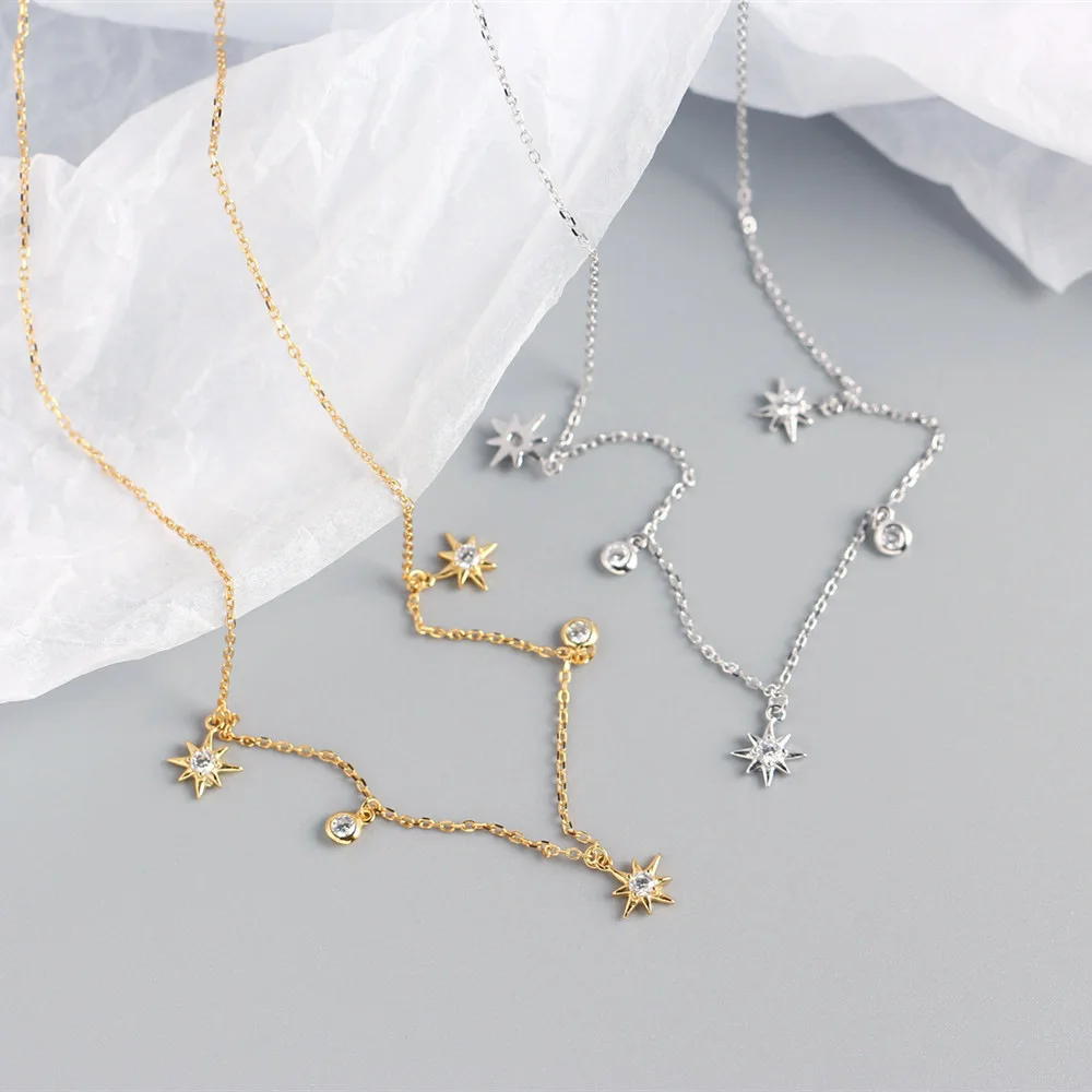 2021 summer hot gold star pendant 925 sterling silver diamond women chain jewelry necklaces
2021 summer hot gold star pendant 925 sterling silver diamond women chain jewelry necklaces