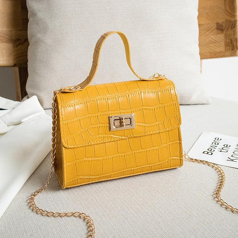 2021 Fashion Artistic Bag High-grade Luxury Crocodile Small Square Purse Mini Bag Pu Handbag Chain Cross Bag Fash, Black
2021 Fashion Artistic Bag High-grade Luxury Crocodile Small Square Purse Mini Bag Pu Handbag Chain Cross Bag Fash, Black