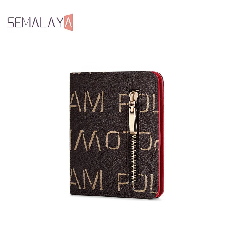 SEMALAYA on sale small wallet for women minimalist design card holder wallet portable factory, Coffee black/coffee red
SEMALAYA on sale small wallet for women minimalist design card holder wallet portable factory, Coffee black/coffee red