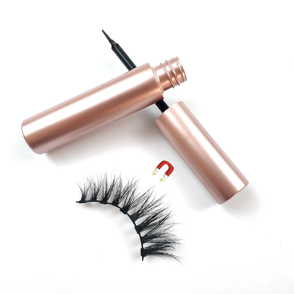 3D Private Label Natural Mink Magnetic Fake Eyelashes waterproof magnetic eyeliner lashes, Natural black
3D Private Label Natural Mink Magnetic Fake Eyelashes waterproof magnetic eyeliner lashes, Natural black