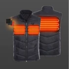 Winter Mens and Womens Battery Operated Heated Vest with 5V Power Bank
