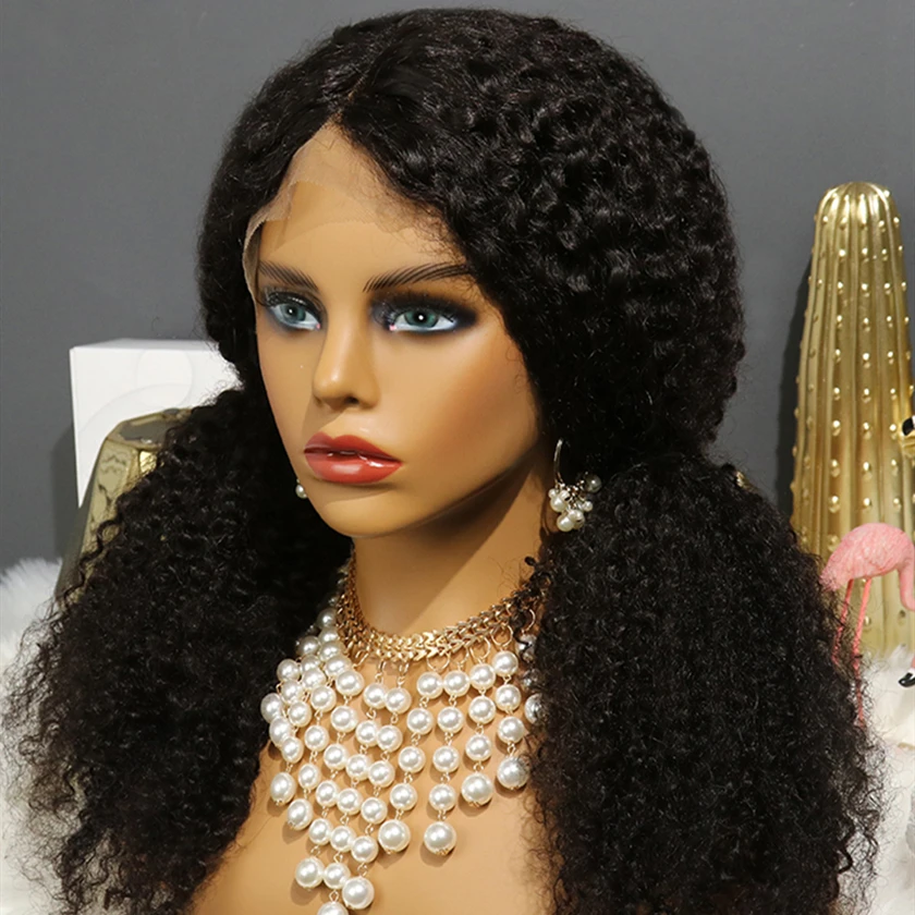 Black Hair Deep Curly Wig Natural Human Lace Front Wig 100% Brazilian Virgin Hair for Women
Black Hair Deep Curly Wig Natural Human Lace Front Wig 100% Brazilian Virgin Hair for Women