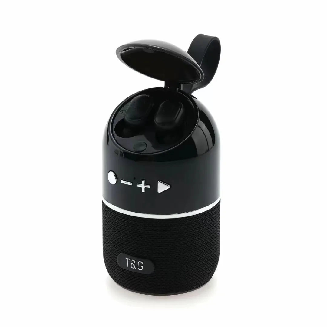 TG TWS wireless BT speaker portable outdoor power bank tws 5.0 double ear stereo hifi sond bt earphone with mic charging box
TG TWS wireless BT speaker portable outdoor power bank tws 5.0 double ear stereo hifi sond bt earphone with mic charging box