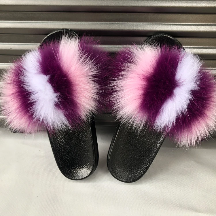 Professional standard high quality fur slides private label fur slippers fur ball slides, Pink,yellow,white,black,green,or custom
Professional standard high quality fur slides private label fur slippers fur ball slides, Pink,yellow,white,black,green,or custom