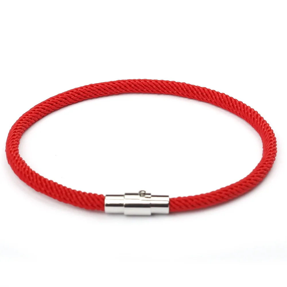 Red Nylon Rope Medallion Bracelet Stainless Steel Braided Bracelets For Women Men Jewelry
Red Nylon Rope Medallion Bracelet Stainless Steel Braided Bracelets For Women Men Jewelry