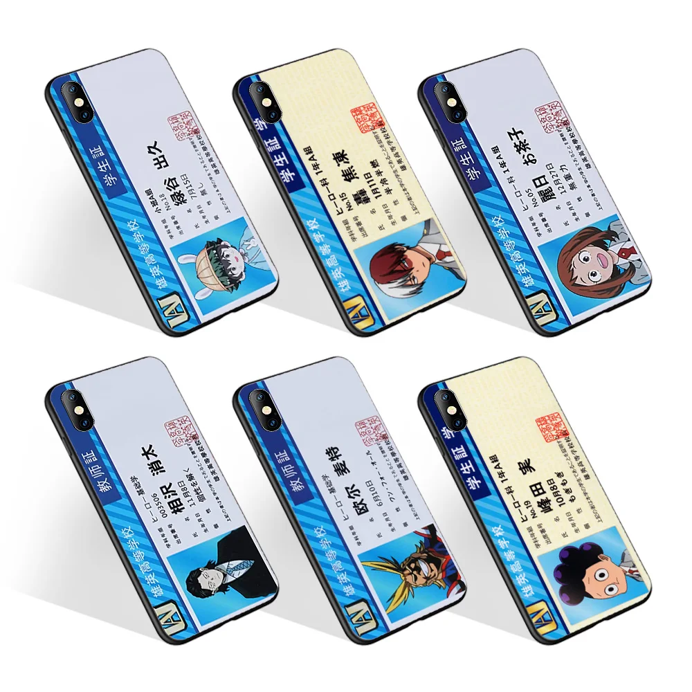 Tpu Case My Hero Academia Student Card Postcard Cover Cell Phone Case For iPhone 11 12 Pro Max Case, Black
Tpu Case My Hero Academia Student Card Postcard Cover Cell Phone Case For iPhone 11 12 Pro Max Case, Black
