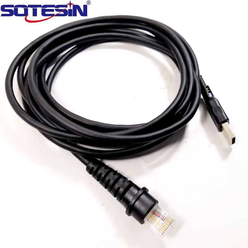 RJ45 to USB high quality Data transmission cable for Honeywell HHP series Barcode Scanner 3200 3800g 3800r black 3M data cable, Black and customized
RJ45 to USB high quality Data transmission cable for Honeywell HHP series Barcode Scanner 3200 3800g 3800r black 3M data cable, Black and customized