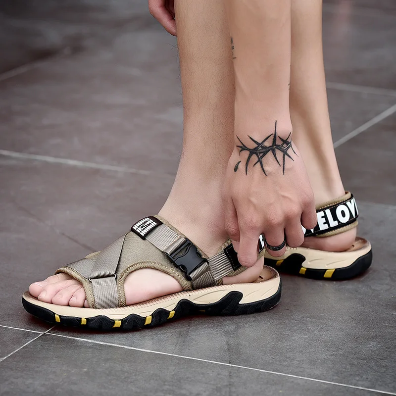 Latest design good quality mens leather sandals and slippers summer beach sandals men
Latest design good quality mens leather sandals and slippers summer beach sandals men
