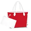 Big Shopping Bag Designer womens handbags flower ladies tote leather clutch shoulder bags female purse with wallet 2pcs/set